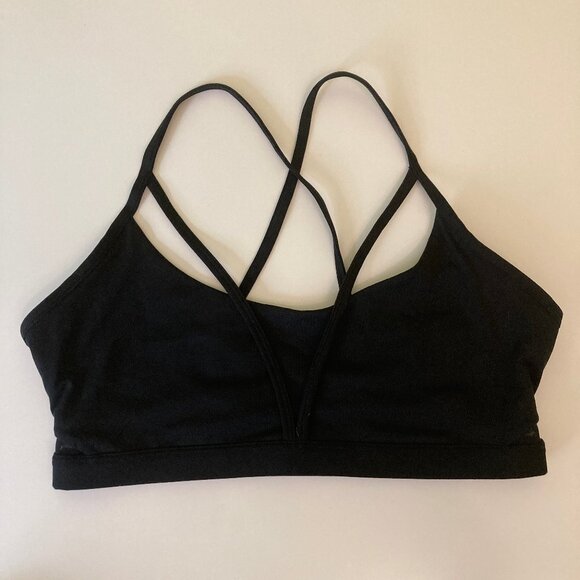 Fabletics Saoirse Black Sports Bra - Picture 2 of 3